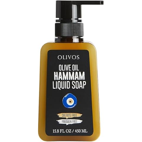 OLIVOS Extra virgin olive oil HAMMAM liquid soap 450 ml Cover