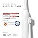 Wondersmile Schallzahnbürste PRO - Testsieger 2025-100 Tage risikofrei testen - TÜV-geprüft - Elektrische Zahnbürste, 4 Programme - 60 Tage Power Batterie mit Smart-Bürstenkopf (All White)