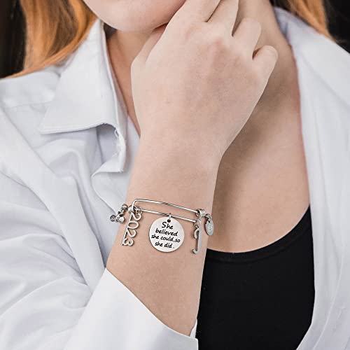 Gliveor Graduation Gifts For Her 2023, Class Of 2023 Graduation Bracelets Graduation Gifts Charm Bracelets College High School Graduation Gifts For Her 2023(A) #TOP6