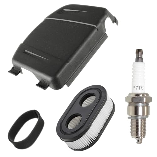 HUAREW 594106 Couvercle de Filtre à Air, 593260 Filtre a Air de Tondeuse pour Briggs & Stratton Série 650EXI 675EXI 675IS Remplace 594575 798452 (4 Pièces)
