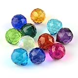 Tamaño del producto: 15 mm. Mystes Bola de Cristal 10 Piezas/Lote 15 mm Color Mixto Feng Shui XX-MAS Cristal Prism Ball Ball Ball Colgante Petente (Cor : 40mm, Tamanho : 10pcs)
