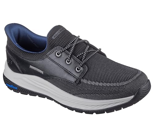 Skechers Meroe-Alden, Zapatillas Hombre, Negro, 42.5 EU