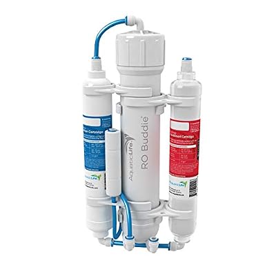 AQUATICLIFE RO Buddie 3-Stage Reverse Osmosis Water Filtration System, RO Unit 100 GPD