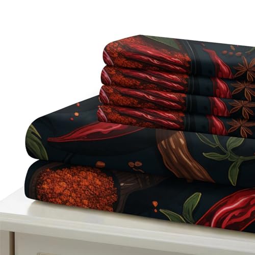 Housse de Couette Microfibre de Qualité Supérieure Parure de Lit Impression 3D - 7