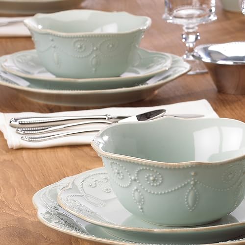 Lenox French Perle 4-Piece Place Setting, Ice Blue,12 oz - image 6