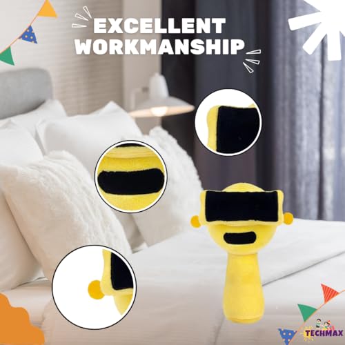Image of TechMax Solution Yellow Blind Sprunki Plush Toys