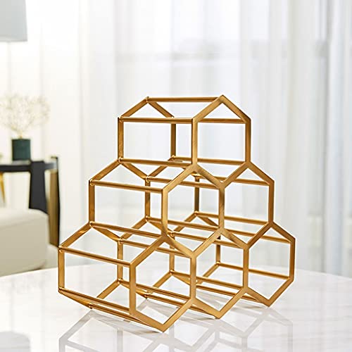 Soporte para botellas de vino metálico independiente miniatura 5