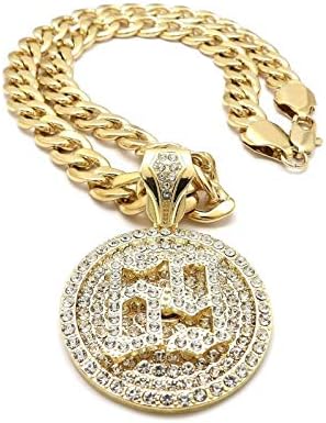 BLINGFACTORY ICED 69 Spinner Pendant 
