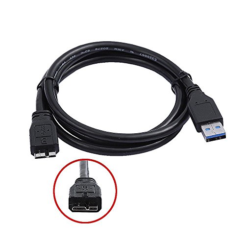 Image of EPtech USB 3.0 Data Cable Power Cord Supply for Seagate Srd00f1 Srdoof1 1tb Hard Disk