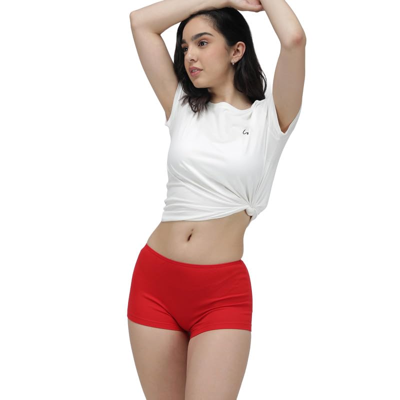 Image of Amul Comfy Women Boy Shorts Innerwear Combo Pack(Assorted Colours May Vary)