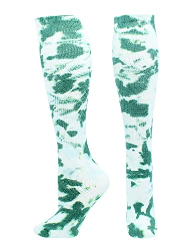 Image of Tie Dye Multisport Tube Socks Soccer Softball Volleyball for Girls Boys Women and Men Youth and Adult