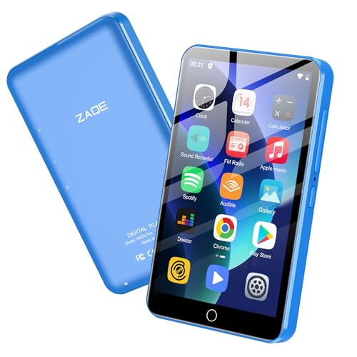 ZAQE Reproductor MP3 de 80 GB con Bluetooth y WiFi, 4...