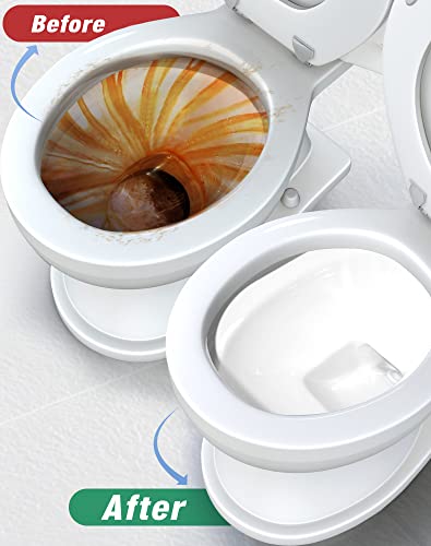 MARYTON Pumice Stone with Handle for Cleaning Toilet Bowl Ring and Hard Water Stains Pack of 2 (Gray) - Image 4