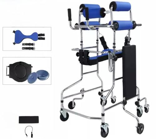 高齢者用歩行器 大人用歩行器 リハビリテーション歩行 片麻痺リハビリテーション訓練器具 歩行補助装置 スタンディングフレーム (女1)