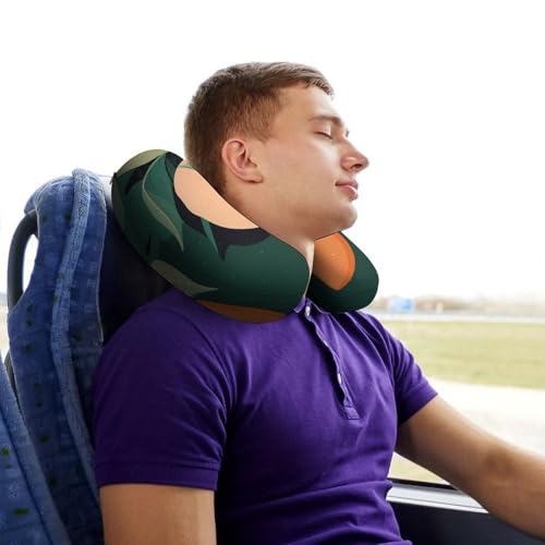 Almohada espuma viscoelástica 30 cm x 25 cm para viaje miniatura 7
