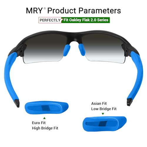 Image of Mryok Replacement Earsocks Nosepieces Kits for Oakley Flak 2.0 OO9295 / 2.0 XL OO9188 - Options