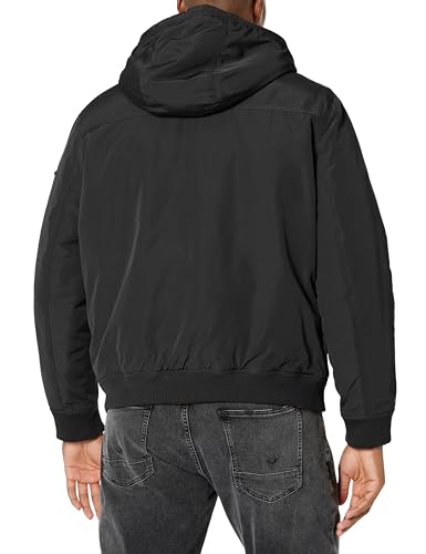 Lucky Brand Men's Bomber Jacket with Faux Sherpa Lined Hood2