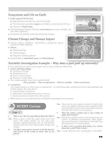 Image of Oswaal NCERT Textbook Solutions Science Class 8 | For CBSE 2026-27 Exam | Based on NCERT Curiosity | With Complete Solutions of Objective & Subjective Questions for Practice