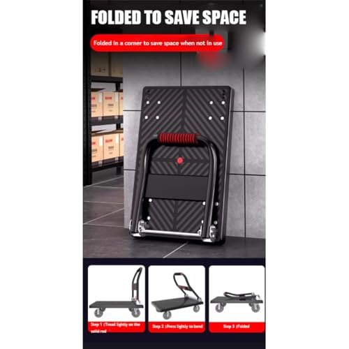 Carretilla Plataforma Plegable Capacidad 300 kg miniatura 6