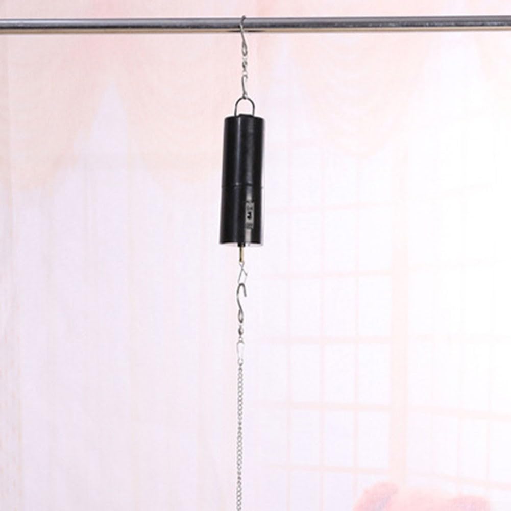 Drehbarer Hängemotor für Spiegelkugel Discokugeln - Batteriebetriebener 30±5 RPM Schwarzer Kunststoff-Display-Motor, Innen/Außenbereich (D-Batterie nicht im Lieferumfang enthalten)