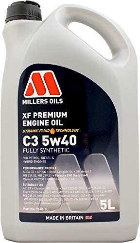 Aceite de motor sintético 5w40 5 litros miniatura 1