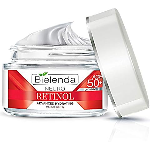 Bielenda Neuro Retinol - Lifting Face Cream - Lifts And Tightens The Skin Smooths Fixed Wrinkles - Lightens Discolorations - Neuro Retinol Lifting Face Cream - Concentrate 50+ Day/Night - 50 ml Cover