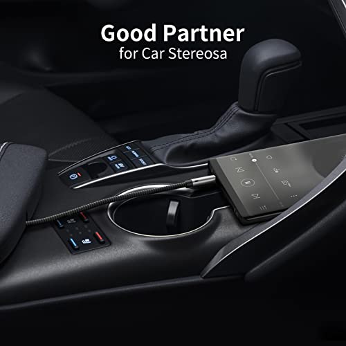 Ruaeoda Aux Cord 3 ft,3.5mm Audio Cable Male to Male Stereo Hi-Fi Sound Nylon Braided aux to aux 1/8 Cable for Headphones Car Home Stereos Speakers