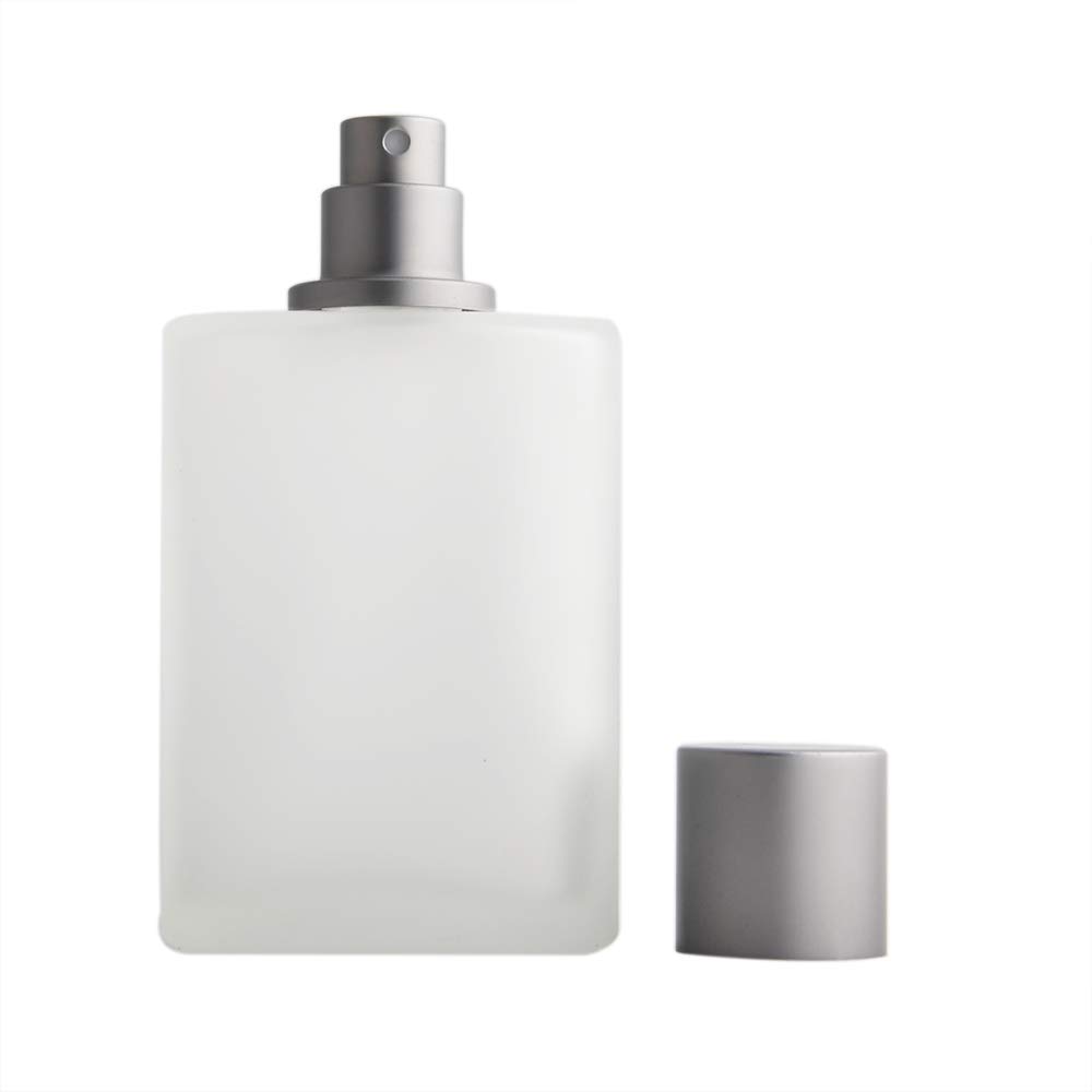 Enslz Parfümflasche 50 Ml – Nachfüllbare Milchglas-Sprühflasche Mit Zerstäuber Für Damen & Herren