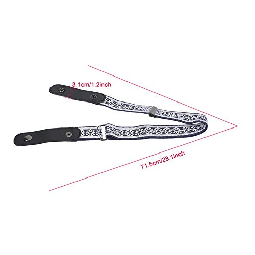 Alomejor Waist Belt No Buckle Stretch Belt For Women/Men Buckle Elastic Waist Belt for Jean Pants Dresses(Printed Blue)3