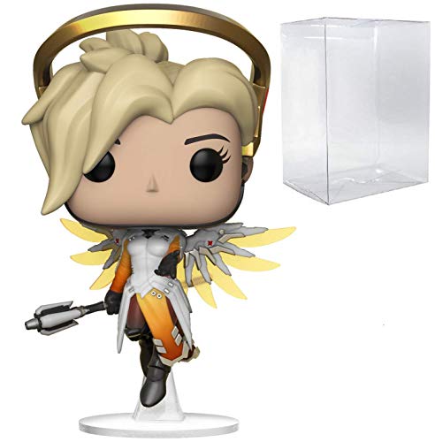 Funko Pop! Games: Overwatch - Mercy Vinyl Figure (Bundled with Pop Box Protector...