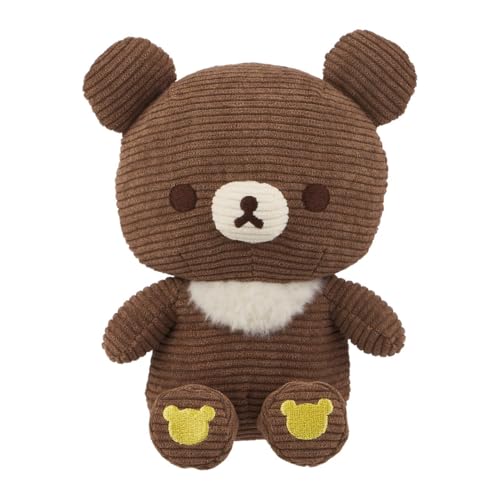 San-X Original Rilakkuma Cord-Serie Plüsch – 20,3 cm Chairoikoguma