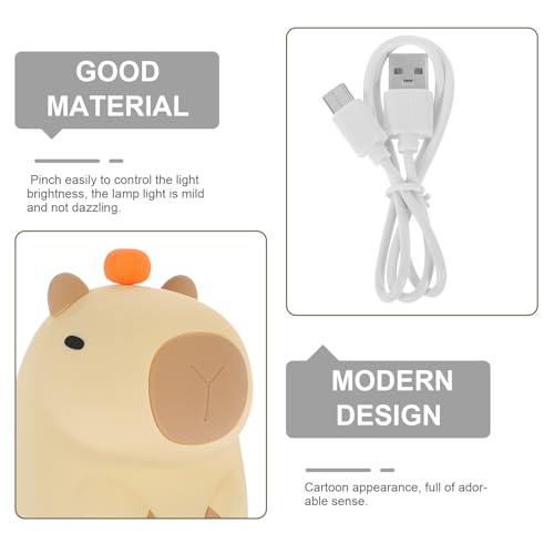 Lámpara de noche de silicona pequeña Luxshiny con tacto dimmable miniatura 3