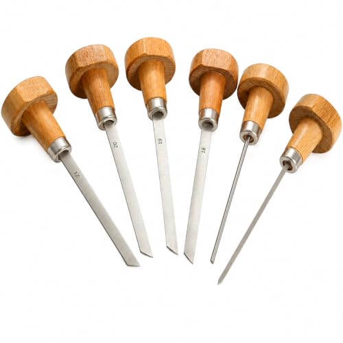 TAURISH 6 Piece High Speed Steel Graver Set