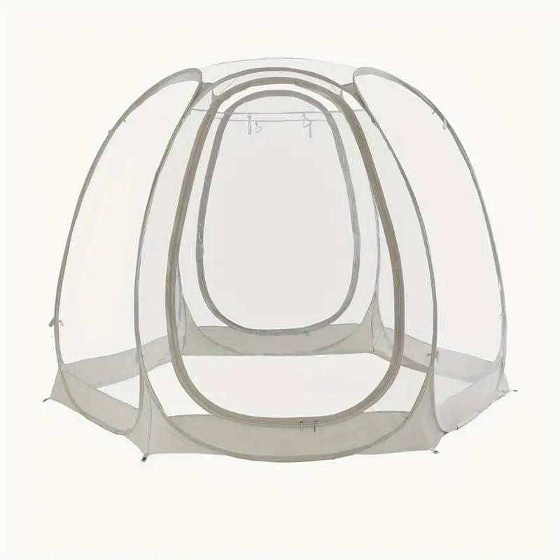 Lenotos Pop Up Bubble Tent, 10' x 10' Instant Igloo Tent, Clear Dome Tent for Outdoor, Winter...