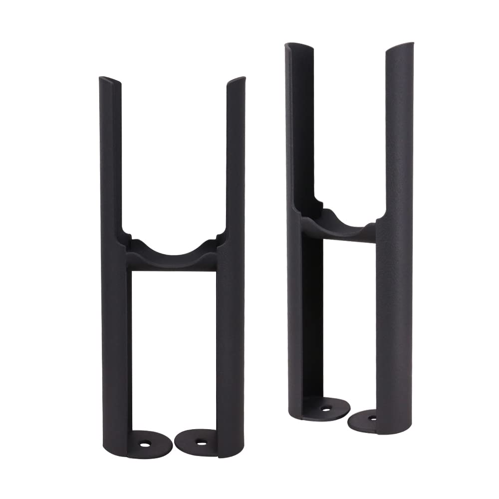NRG Black Radiator Floor Mounting Feet for 2 Column Cast Iron Radiator