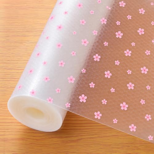 Image of Porslin Shelf Liner for Kitchen Cabinets & Drawers, 45cm x 5m Non-Adhesive Waterproof EVA Mat, Non-Slip Washable & Food-Safe Liner with Modern Pattern for Cupboard, Refrigerator, Dresser Wardrobe SL09