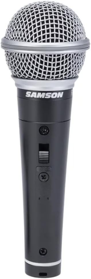 Samson R21S Dynamic Cardiod Handheld Mic with Switch - Mic Clip, XLR ...