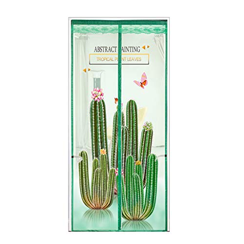 WODE Mosquitera magnética para Puerta, Imán mosquitera Puerta Puerta de Pantalla instantánea de Alta Resistencia Cortina del Acoplamiento de Deslizamiento,80 * 200cm