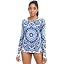 Blue White Mandala