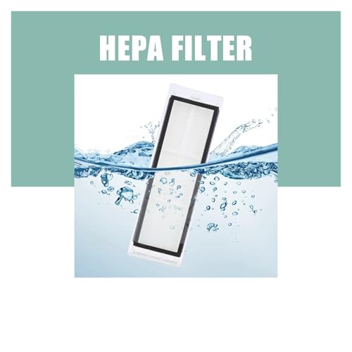 Robot Vacuum Cleaner Main Side Brush, Main Brush Cover, Filter Parts Compatible with Xiaomi 1 / 1S SDJQR01RR SDJQR02RR SDJQR03RR/Roborock S502-00 S5 Max S6