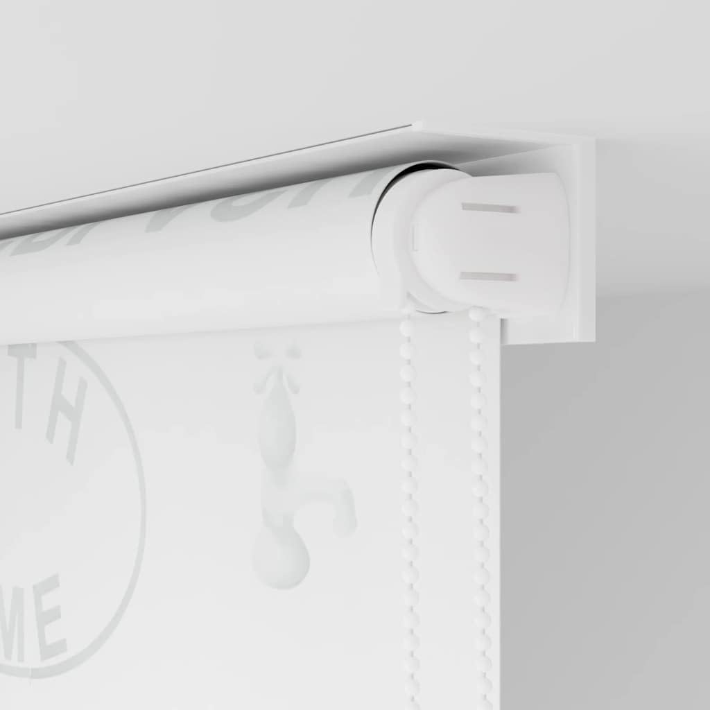 Mangloder Cortina de ducha enrollable 80 x 240 cm, PEVA impermeable y de secado rápido, con piezas de aluminio, cordón de tracción a la izquierda o derecha, protección contra salpicaduras para baño y