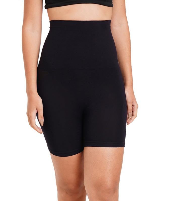 Image of Inner Sense Bamboo 4 in 1 Shapewear for Women Tummy and Thigh I High Waist Tummy Tucker for All Day Wear I Pull On Thigh Shapewear for Women Invisible Under Clothing