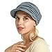 Fashion Hat Cap with Brim Visor for Woman Ladies, Best for Daily Use(Medium Grey)