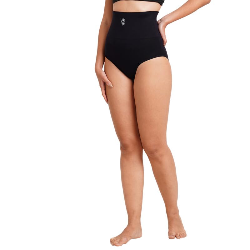 Image of Inner Sense Super Soft Bamboo Shapewear for Women | High Waist Tummy Tucker for Women Invisible Under Clothing I Seamless Waist Cincher for Belly Control