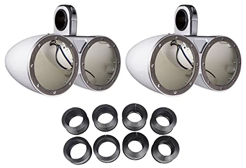 Kicker Bundle: Kicker 12KMTEDW White Dual 6.5