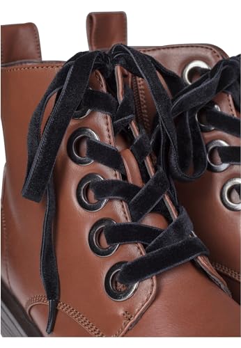 Urban Classics Velvet Lace Boot chaussures montantes aspect velours noir doux - 4