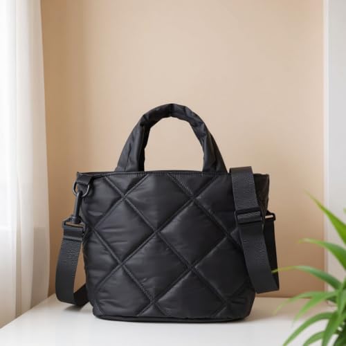 Image of BAGSMART Crossbody Bags for Women, Lightweight Purses for Women, Quilted Puffer Tote Handbags for Daily Use,Shop,Travel