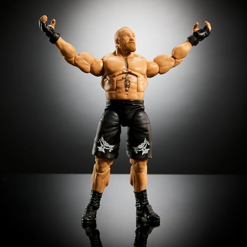Mattel WWE Elite Collection Action Figure Royal Rumble Brock Lesnar with Accessory and Virgil Build-A-Figure Parts