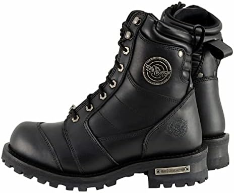 Milwaukee Leather Men's Motorcycle Boot with Laces-MBM9030 Black Review | Image 6