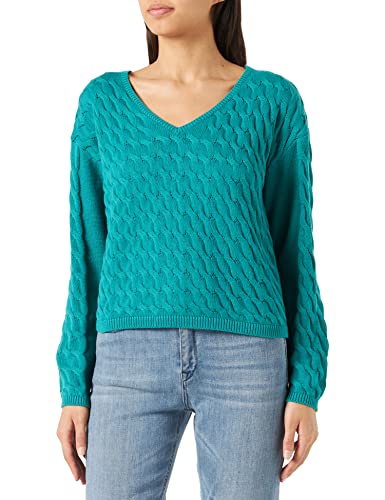 VICHAO V-Neck L/S Cable Knit TOP/SU-NOOS